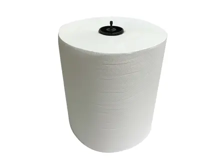 Euro Products Matic Plus handdoekrol met dop cellulose 2-laags 150 meter wit